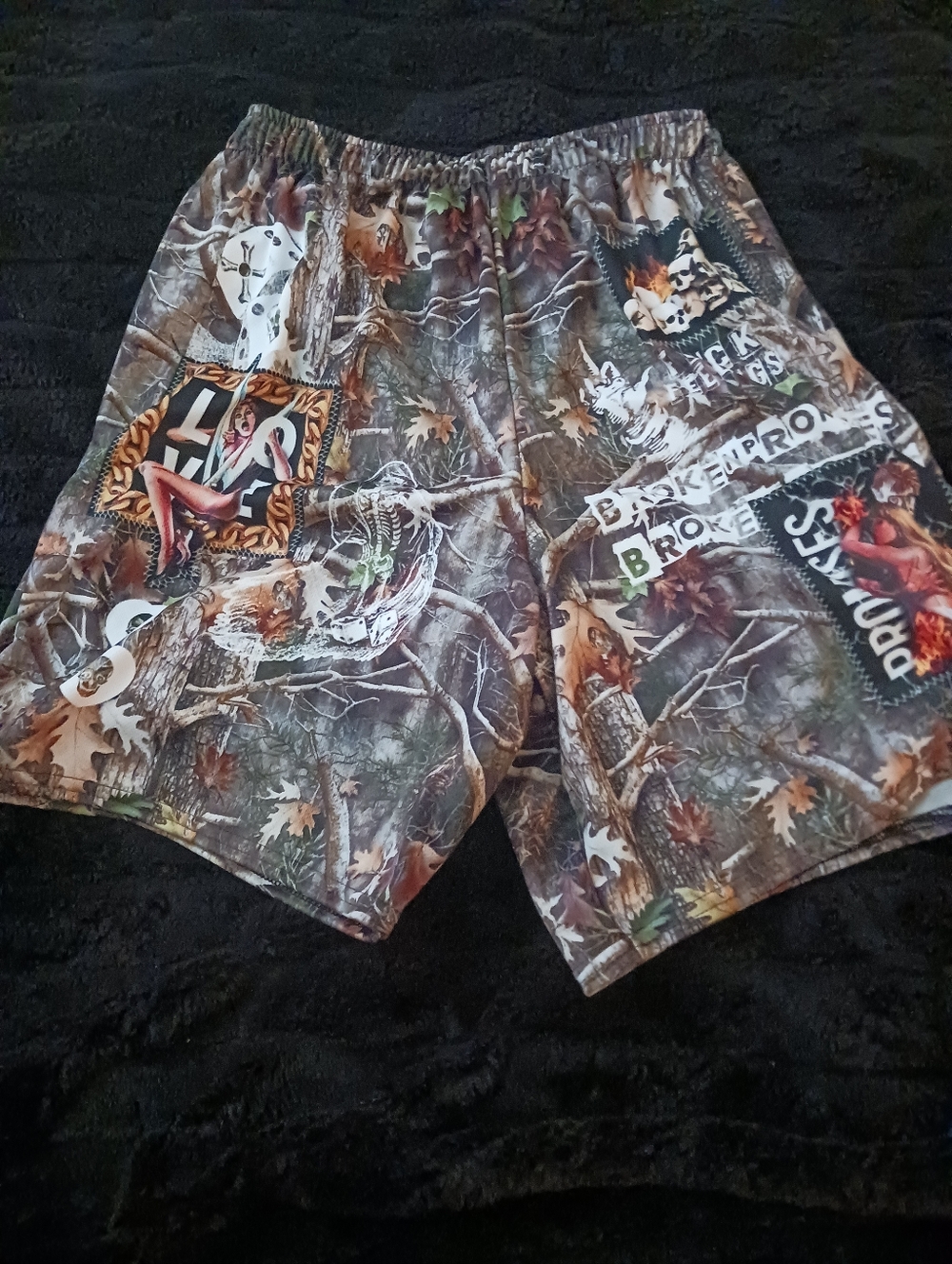 Broken Promises Shorts Camo